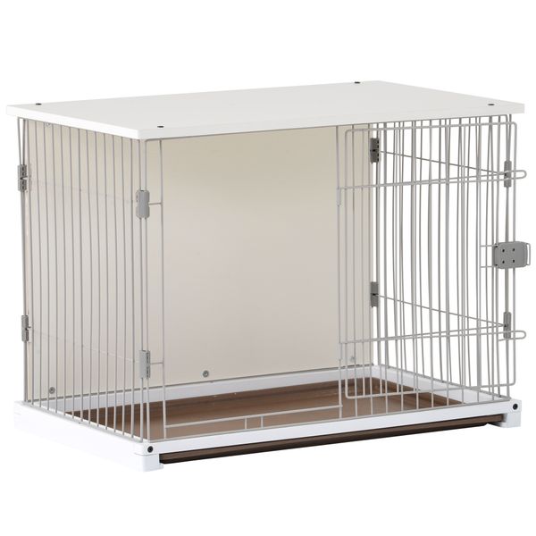 34 length elegant wooden structure dog houses white dog cage crate end table with movable salver
34 length elegant wooden structure dog houses white dog cage crate end table with movable salver