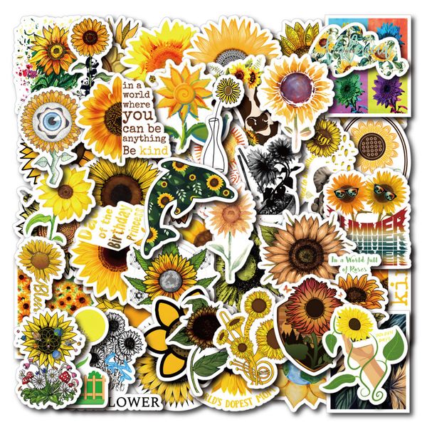 pack of 50pcs wholesale beautiful sunflower stickers no-duplicate waterproof for luggage skateboard notebook helmet water bottle phone car d
pack of 50pcs wholesale beautiful sunflower stickers no-duplicate waterproof for luggage skateboard notebook helmet water bottle phone car d