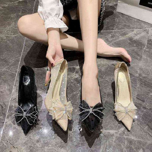 dress shoes women pumps mesh be toe fashion high heels stiletto bow button crystal woman daily shoe 220416, Black
dress shoes women pumps mesh be toe fashion high heels stiletto bow button crystal woman daily shoe 220416, Black