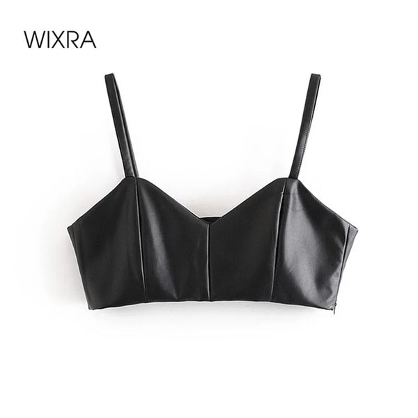 wixra women's crop pu faux leather camisole female tank ladies sleeveless solid strap high street 210401, White
wixra women's crop pu faux leather camisole female tank ladies sleeveless solid strap high street 210401, White