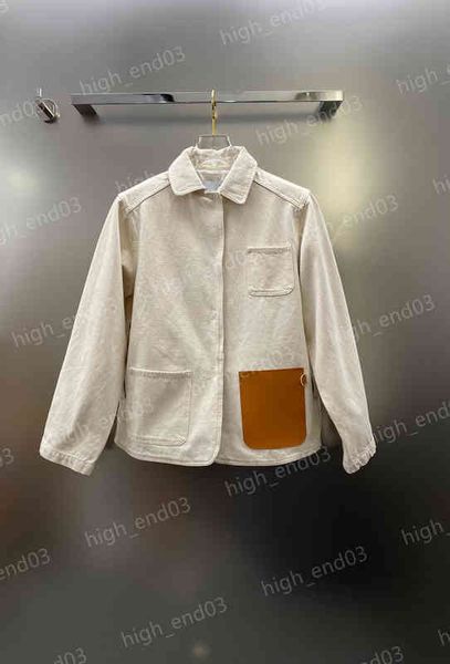 luxury designer womens jackets gropped anagram loe 2022fw long-sleeved multi-pocket shirt jacket beige leather label breathable women cloth, Black;brown
luxury designer womens jackets gropped anagram loe 2022fw long-sleeved multi-pocket shirt jacket beige leather label breathable women cloth, Black;brown
