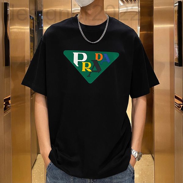 women's t-shirt designer p family men's and women's same casual sports t-shirt color letter triangle print round neck short s, White
women's t-shirt designer p family men's and women's same casual sports t-shirt color letter triangle print round neck short s, White