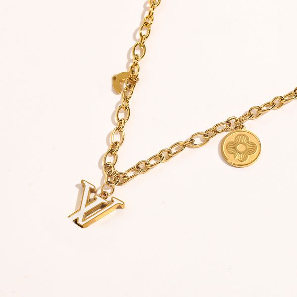 luxury designer necklace choker pendant chain 18k gold plated stainless steel letter necklaces fashion women statement wedding jewelry zg119, Silver
luxury designer necklace choker pendant chain 18k gold plated stainless steel letter necklaces fashion women statement wedding jewelry zg119, Silver