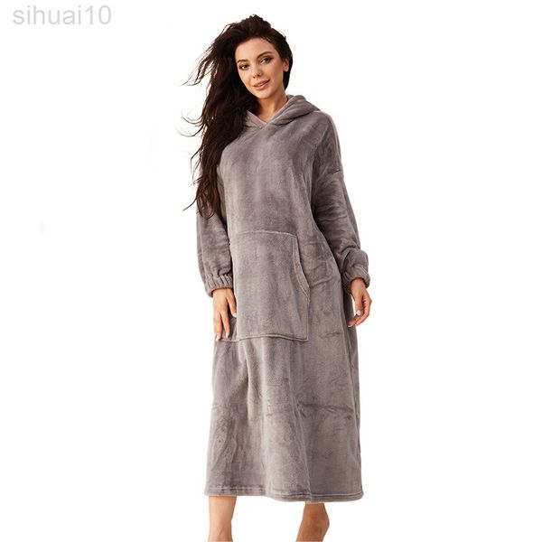 flannel nightgown pajamas for women extended thickened one piece pajamas women winter warm nightgown couples home service l220803
flannel nightgown pajamas for women extended thickened one piece pajamas women winter warm nightgown couples home service l220803