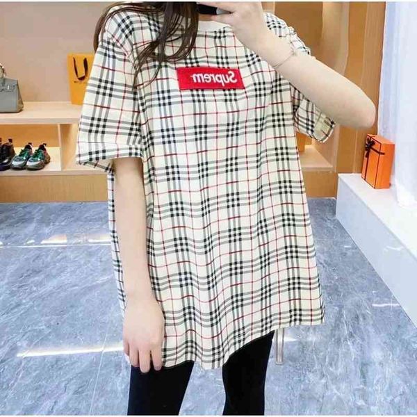 women's t-shirt checkered letter short sleeve t-shirt women's summer design sense of minority loose slim fashion half n2su wpsg, White
women's t-shirt checkered letter short sleeve t-shirt women's summer design sense of minority loose slim fashion half n2su wpsg, White