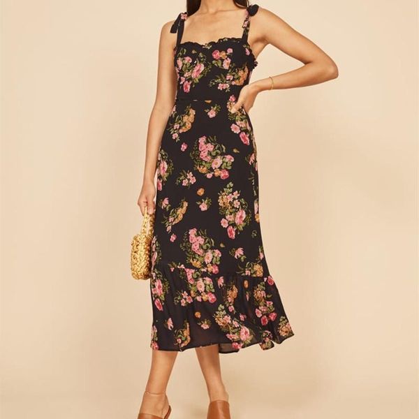casual dresses viscose women floral print sling midi dress 2022 summer lace-up sleeveless strapless ruffles long for holidaycasual, Black;gray
casual dresses viscose women floral print sling midi dress 2022 summer lace-up sleeveless strapless ruffles long for holidaycasual, Black;gray