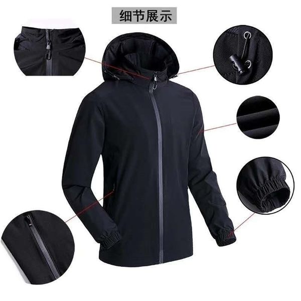 autumn jacket men's coat loose elastic casual men's thin windbreaker sports middle aged men's outdoor clothing 201120, Black;white
autumn jacket men's coat loose elastic casual men's thin windbreaker sports middle aged men's outdoor clothing 201120, Black;white