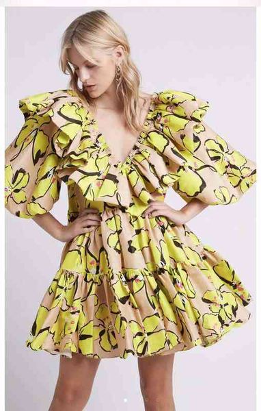 casual dresses australian spring and summer v-neck flower print pleated skirt short dress, Black;gray
casual dresses australian spring and summer v-neck flower print pleated skirt short dress, Black;gray