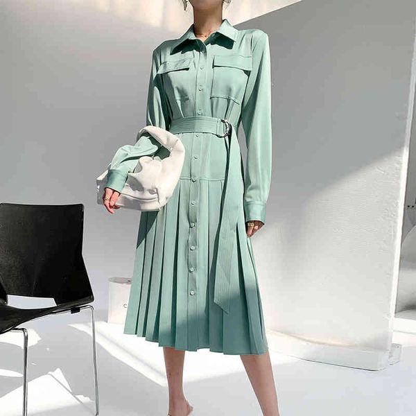 casual dresses spring 2022 lady waist shirt collar dress chaka salt lake literature and art institute wind long skirt iln5, Black;gray
casual dresses spring 2022 lady waist shirt collar dress chaka salt lake literature and art institute wind long skirt iln5, Black;gray