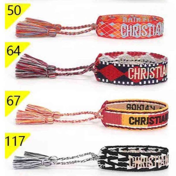 brand fashion classic bangles bracelets luxury women men handmade signature embroidered woven tassel adjustable bracelet jewelry friendship, Black
brand fashion classic bangles bracelets luxury women men handmade signature embroidered woven tassel adjustable bracelet jewelry friendship, Black