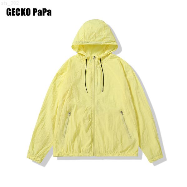 thin hooded jacket for men 2022 summer new breathable quick dry skin windbreaker outdoor mele casual anti uv sports coat t220716, Black;brown
thin hooded jacket for men 2022 summer new breathable quick dry skin windbreaker outdoor mele casual anti uv sports coat t220716, Black;brown