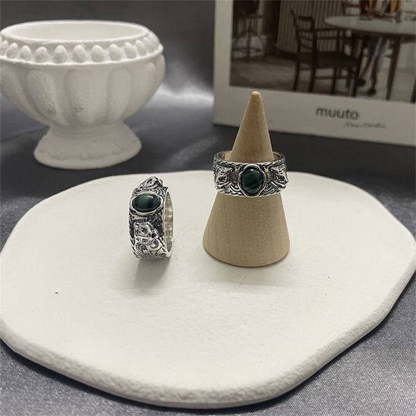 shop 80% off clearance old carving inlaid malachite tiger head ring men's and women's fashion couples' valentine's day, Silver
shop 80% off clearance old carving inlaid malachite tiger head ring men's and women's fashion couples' valentine's day, Silver