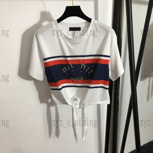 2022ss womens short t shirts diamond women summer t-shirts waist tie logo print casual short-sleeved t-shirt designer tee mens cotton sml hi, White;black
2022ss womens short t shirts diamond women summer t-shirts waist tie logo print casual short-sleeved t-shirt designer tee mens cotton sml hi, White;black