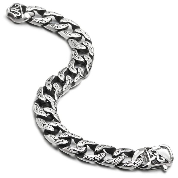 charm bracelets mens steel vintage fancy curb chain bracelet with tribal tatt amamd, Golden;silver
charm bracelets mens steel vintage fancy curb chain bracelet with tribal tatt amamd, Golden;silver