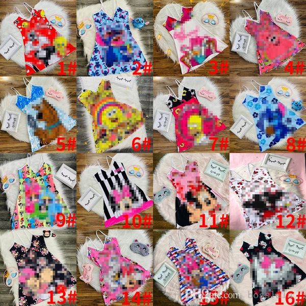 summer new women's sleeperwear cartoon printed suspender dress lovly pajamas fashion home clothes 30 styles, Black;red
summer new women's sleeperwear cartoon printed suspender dress lovly pajamas fashion home clothes 30 styles, Black;red