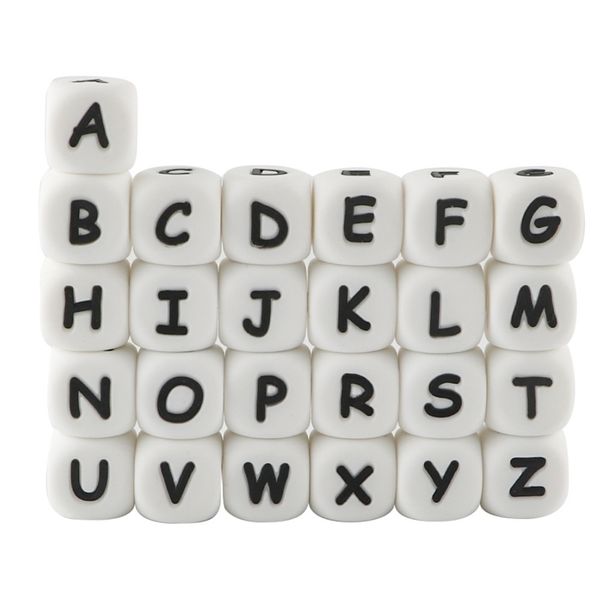 kovict 100pcs alphabet english silicone letter beads 12mm baby teether accessories for personalized pacifier clips teething toy 220815
kovict 100pcs alphabet english silicone letter beads 12mm baby teether accessories for personalized pacifier clips teething toy 220815