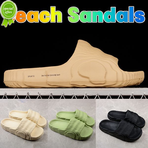 cool slippers beach sandals with og box magic lime desert sand fashion me, Black