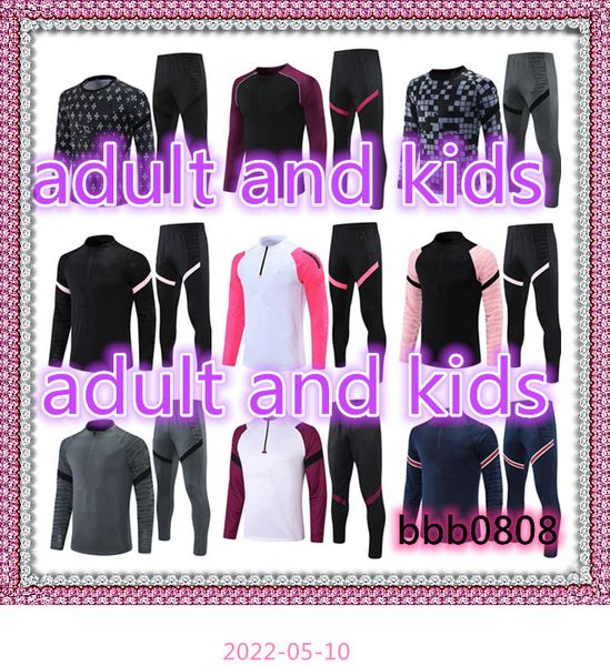 2021 2022 tracksuit men football training suits 2022 hazard soccer mbappe benzema survetement maillots de foot enfants kids kits, Black
2021 2022 tracksuit men football training suits 2022 hazard soccer mbappe benzema survetement maillots de foot enfants kids kits, Black