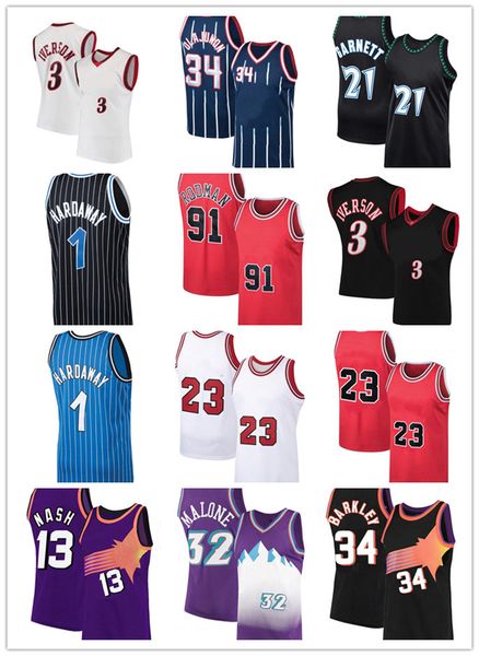 2022 new 3 iverson basketball jerseys allen jason 55 williams dennis 91 rodman scottie pippen thomas vince 15 carter patrick 33 ewing tim 1, Black;red
2022 new 3 iverson basketball jerseys allen jason 55 williams dennis 91 rodman scottie pippen thomas vince 15 carter patrick 33 ewing tim 1, Black;red