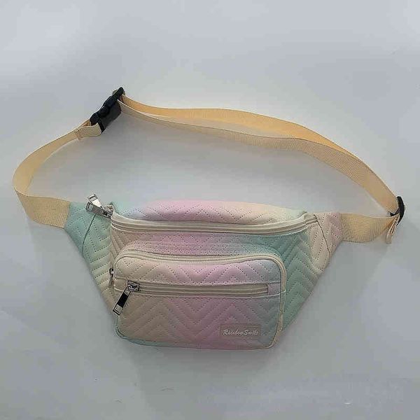 fanny packs creative fashion trend gradient colorful waist bag sports messenger outdoor men's chest bag function mobile phone bag women
fanny packs creative fashion trend gradient colorful waist bag sports messenger outdoor men's chest bag function mobile phone bag women