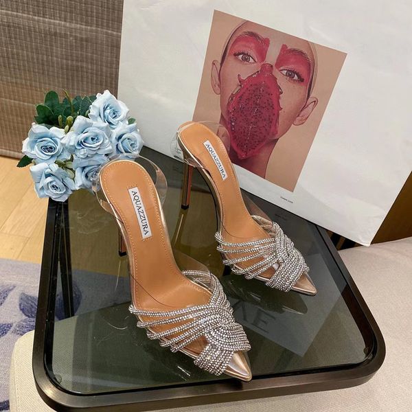 aquazzura slip on gladiator sandals women pointed toe runway high heel shoes woman crystal rhinestones stiletto luxury brand designers facto, Black
aquazzura slip on gladiator sandals women pointed toe runway high heel shoes woman crystal rhinestones stiletto luxury brand designers facto, Black