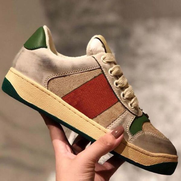 distressed screener sneakers italy dirty leather shoes classic blue red stripe rubber sole luxurys designer ace trainers casual shoe u78
distressed screener sneakers italy dirty leather shoes classic blue red stripe rubber sole luxurys designer ace trainers casual shoe u78