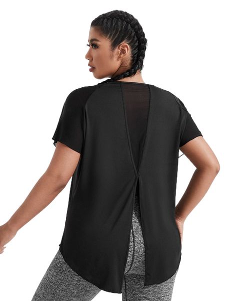 plus split back sports y8zl#, Black
plus split back sports y8zl#, Black