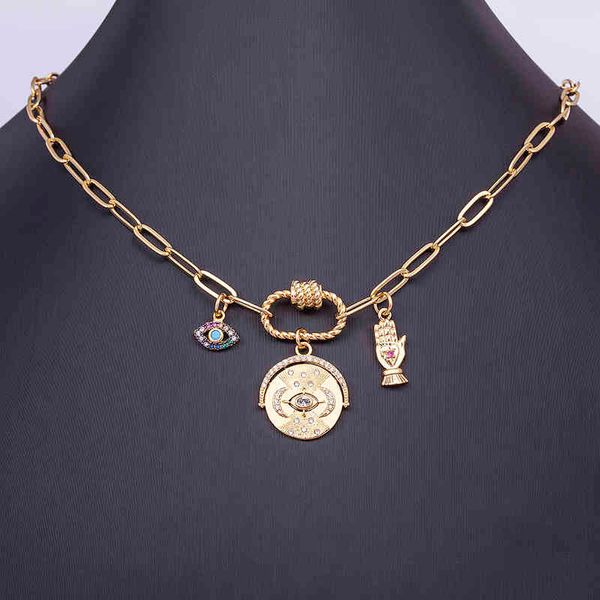 fashion luxury lucky evil eye moon hand shape zircon necklace for women exquisite clavicle chain wedding party jewelry gift, Silver
fashion luxury lucky evil eye moon hand shape zircon necklace for women exquisite clavicle chain wedding party jewelry gift, Silver