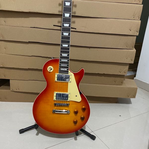 standard electric guitar sunburst color mahogany body tiger maple ebony fingerboard same of the pictures
standard electric guitar sunburst color mahogany body tiger maple ebony fingerboard same of the pictures