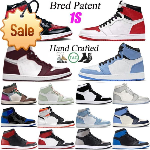 mens jumpman 1 high og basketball shoes 1s heritage bordeaux university blue bred patent hyper royal seafoam unc dark mocha twist pollen men, Black
mens jumpman 1 high og basketball shoes 1s heritage bordeaux university blue bred patent hyper royal seafoam unc dark mocha twist pollen men, Black