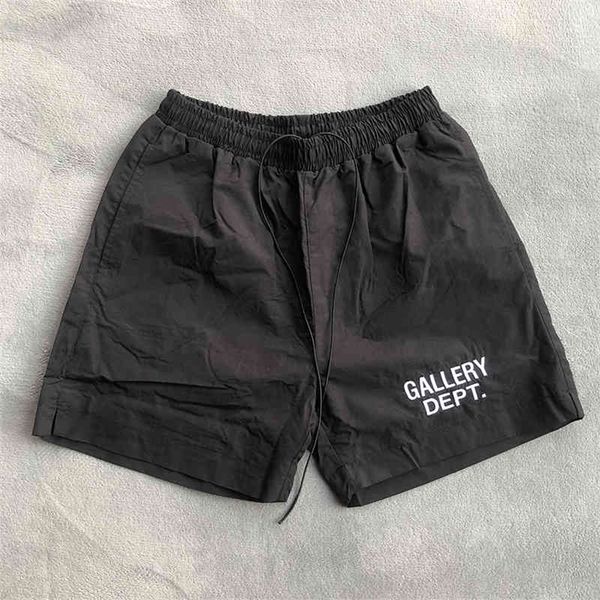 designer gallerydepts shorts gary summer letter embroidered capri pants high street loose fashion brand sports drawstring, White;black
designer gallerydepts shorts gary summer letter embroidered capri pants high street loose fashion brand sports drawstring, White;black