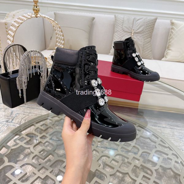 boots square buckle short boots women's thick soled martin patent leather autumn and winter single fashion chelsea, Black 
boots square buckle short boots women's thick soled martin patent leather autumn and winter single fashion chelsea, Black