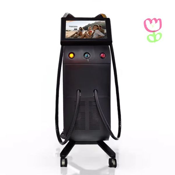three wavelength 755 808 1064nm diode laser machine single or double handles permanent hair removal aesthetics device oen/odm service availa, Black
three wavelength 755 808 1064nm diode laser machine single or double handles permanent hair removal aesthetics device oen/odm service availa, Black