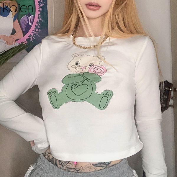 sweet cute bear cartoon white female t-shirt 2022 spring new simple slim soft wild cotton long sleeve o neck women
sweet cute bear cartoon white female t-shirt 2022 spring new simple slim soft wild cotton long sleeve o neck women