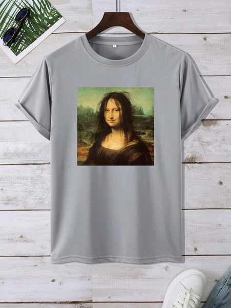 men figure graphic tee e5db#, White;black
men figure graphic tee e5db#, White;black