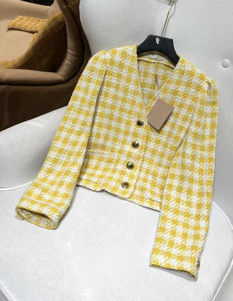 2022 spring and summer new women's jackets thousand bird check coat, Black;brown
