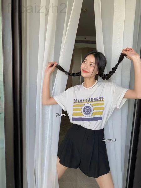women's t-shirt designer chaopai 22 early spring new letter printed short sleeve t-shirt old pattern fashionable 2nhb, White
women's t-shirt designer chaopai 22 early spring new letter printed short sleeve t-shirt old pattern fashionable 2nhb, White