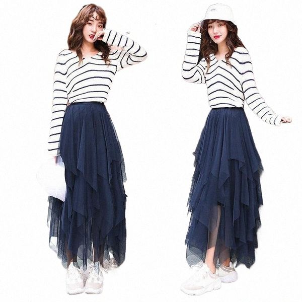 autumn 2022 korean version half-length skirt women's large-length fluffy mesh high-waist pleated skirts 90mt#, Black
autumn 2022 korean version half-length skirt women's large-length fluffy mesh high-waist pleated skirts 90mt#, Black