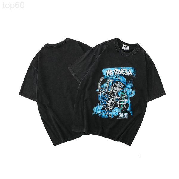 men's t-shirts designer spring and summer wash old casual t-shirt loose 260g double yarn cartoon skull print short sleeve t-shirt men e, White;black
men's t-shirts designer spring and summer wash old casual t-shirt loose 260g double yarn cartoon skull print short sleeve t-shirt men e, White;black