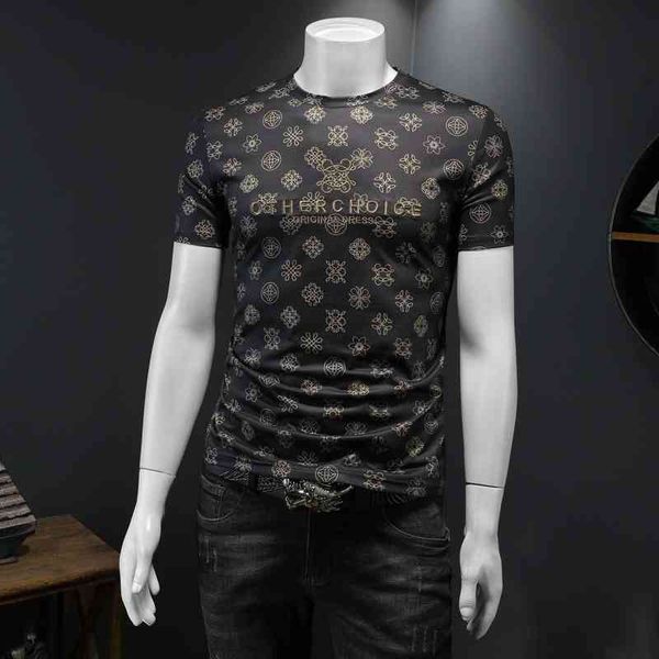 2022 summer new fashion men's t-shirt cotton round neck trend printed letters short sleeve t-shirt, White;black
2022 summer new fashion men's t-shirt cotton round neck trend printed letters short sleeve t-shirt, White;black