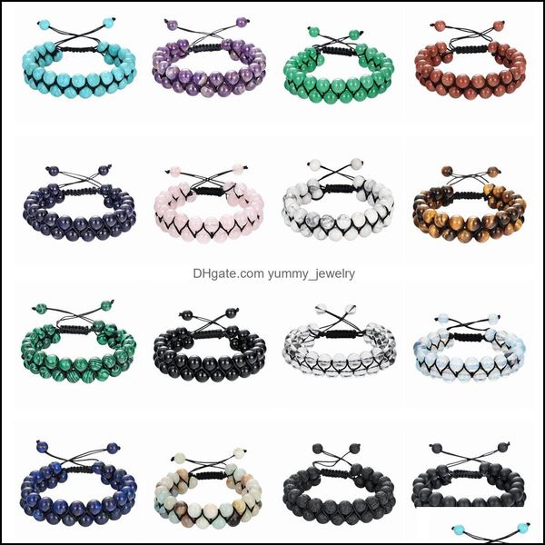 beaded strands bracelets jewelry 8mm woven friendship women bracelet gift box adjustable chackra gem stone crystal bangle for men black rop
beaded strands bracelets jewelry 8mm woven friendship women bracelet gift box adjustable chackra gem stone crystal bangle for men black rop