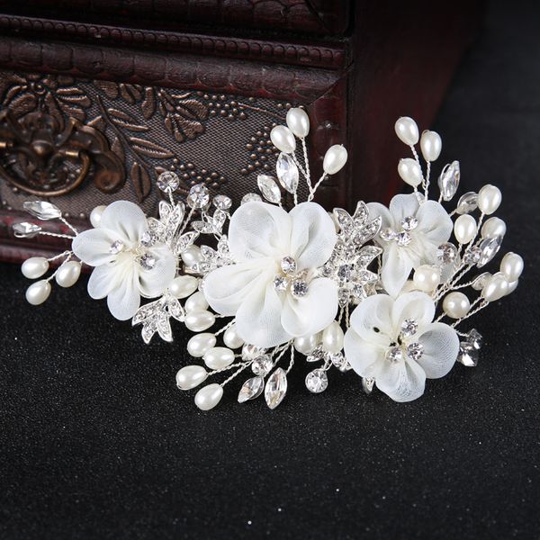 fashion pearls headpieces crystals hair combs flowers hairpin for bride wedding accessories beaded bridal sticks with rhinestone headband, Silver
fashion pearls headpieces crystals hair combs flowers hairpin for bride wedding accessories beaded bridal sticks with rhinestone headband, Silver