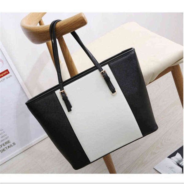 bag fashion women leather handbag brief shoulder bags black white large capacity luxury handbags tote bags design bolsos g220517
bag fashion women leather handbag brief shoulder bags black white large capacity luxury handbags tote bags design bolsos g220517