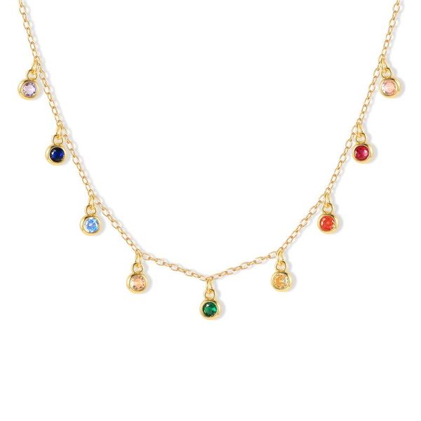 viny fashion necklace for women 925 sterling silver simple mini rainbow jewelry charming pendant chain choker bijoux collar
viny fashion necklace for women 925 sterling silver simple mini rainbow jewelry charming pendant chain choker bijoux collar