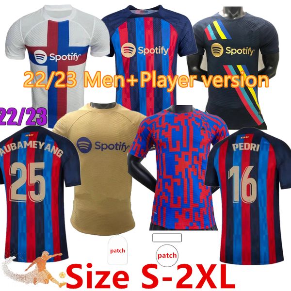 22 23 pedri memphis soccer jerseys player version xavi gavi adama ferran ansu fati f.de jong football shirts o.dembele dest dani alves pique, Black;yellow
22 23 pedri memphis soccer jerseys player version xavi gavi adama ferran ansu fati f.de jong football shirts o.dembele dest dani alves pique, Black;yellow