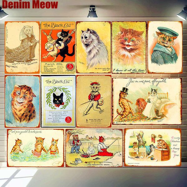 black cat vintage metal tin signs persian cat plates bar pub cafe home wall decor pet gift retro plaque metal art poster
black cat vintage metal tin signs persian cat plates bar pub cafe home wall decor pet gift retro plaque metal art poster