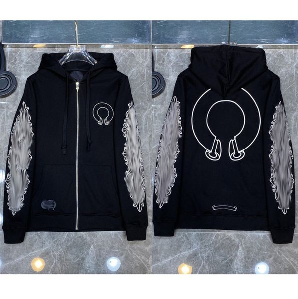 classic mens brand hoodies designer fashion ch sweatshirts horseshoe cross print jacket women casual quality luxury pullover hooded loose h, Black
classic mens brand hoodies designer fashion ch sweatshirts horseshoe cross print jacket women casual quality luxury pullover hooded loose h, Black