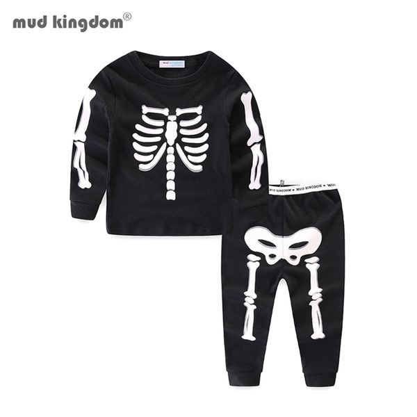 mudkingdom little boys girls pajama set glowing halloween skeleton fashion kids sleepwear outfits lj201216, Blue;red
mudkingdom little boys girls pajama set glowing halloween skeleton fashion kids sleepwear outfits lj201216, Blue;red
