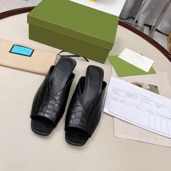 designer slippers women sandals slingback crocodile slipper luxury print leather pump lady low heel sandal, Black
designer slippers women sandals slingback crocodile slipper luxury print leather pump lady low heel sandal, Black