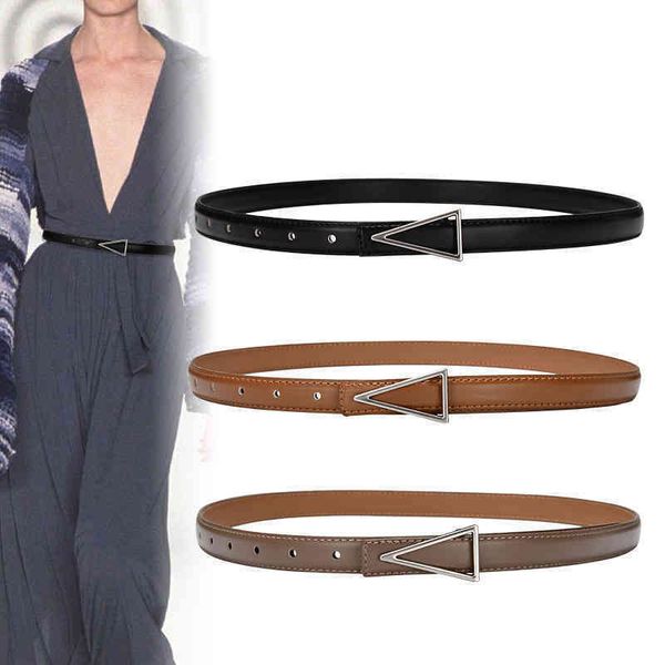 belts new simple triangular smooth buckle belt leather with suit denim thin really straight, Black;brown
belts new simple triangular smooth buckle belt leather with suit denim thin really straight, Black;brown